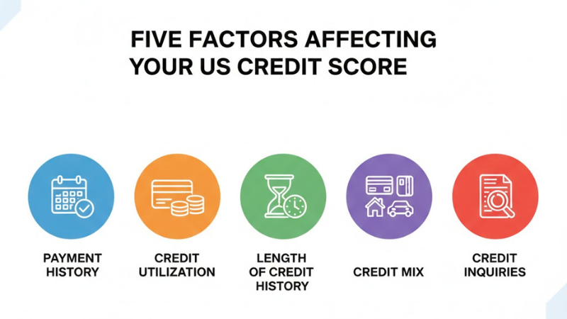 how credit score is calculated in the USA