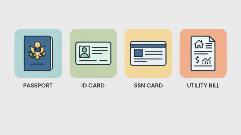 documents required to open a bank account in the USA