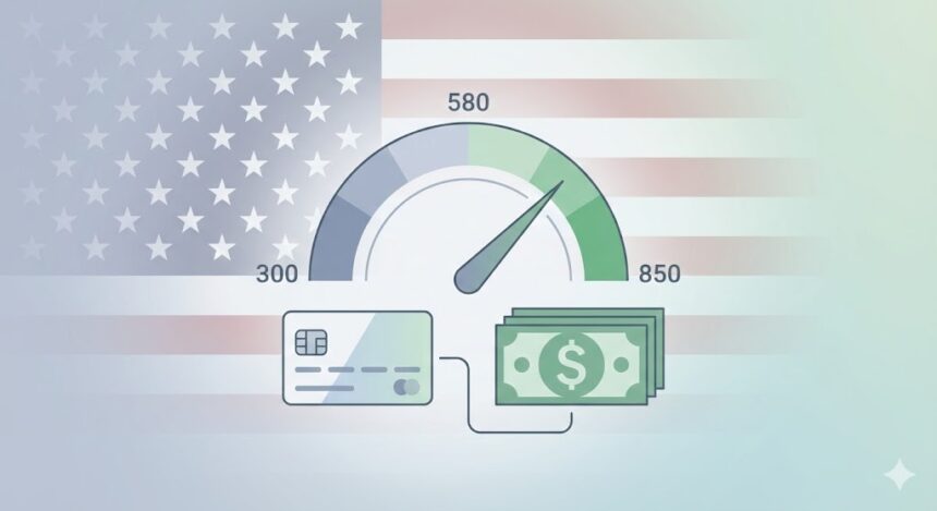 How credit score works in USA