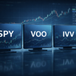 SPY vs VOO vs IVV S&P 500 ETF comparison visual