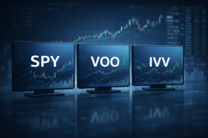 SPY vs VOO vs IVV S&P 500 ETF comparison visual