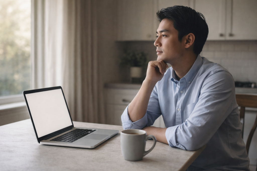 Professional H-1B visa holder thinking through next steps after job loss
