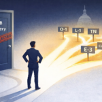 H1B visa alternatives 2026 — professional exploring multiple US work visa options after lottery